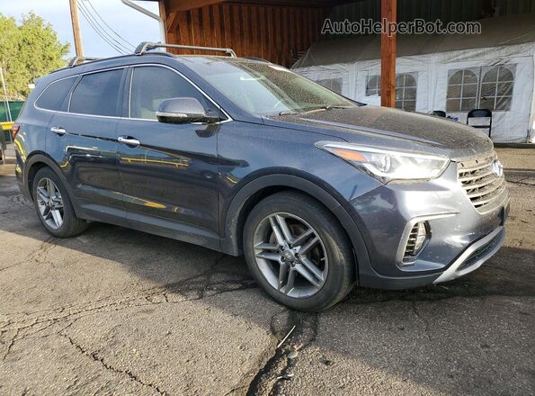 KM8SRDHF5HU234892 2017 HYUNDAI SANTA Серый Передняя правая четверть