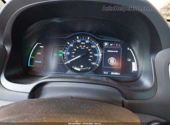 KMHC65LC0JU075527 2018 HYUNDAI IONIQ HYBRID Серебряный Вид задних сидений