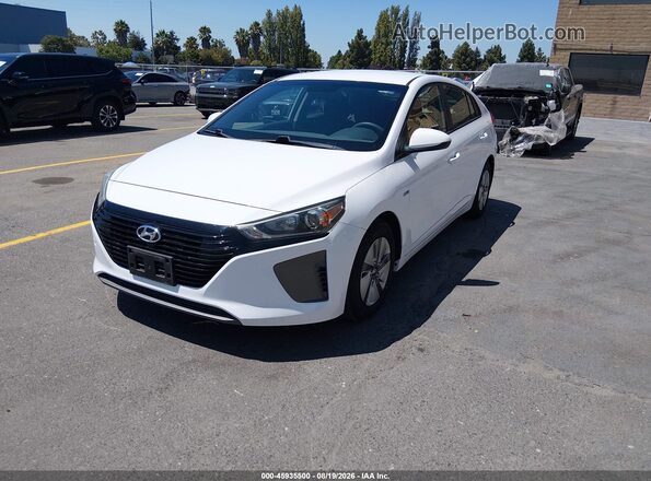 KMHC65LC0KU107510 2019 HYUNDAI IONIQ HYBRID White Vista tres cuartos delantera izquierda