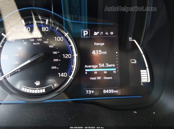 KMHC65LC0KU107510 2019 HYUNDAI IONIQ HYBRID White 