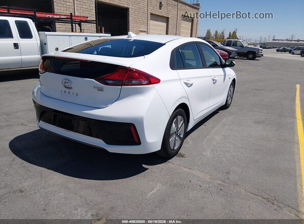 KMHC65LC0KU107510 2019 HYUNDAI IONIQ HYBRID White Trasero derecho