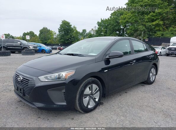 KMHC65LC0KU156576 2019 HYUNDAI IONIQ HYBRID Black Vista tres cuartos delantera izquierda