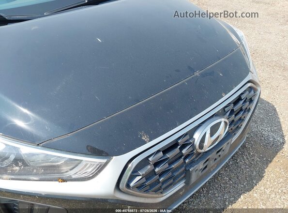 KMHC65LC0MU249214 2021 HYUNDAI IONIQ HYBRID Black Widok z przodu