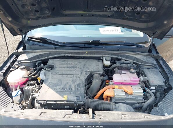 KMHC65LC0MU249214 2021 HYUNDAI IONIQ HYBRID Black Widok z tyłu