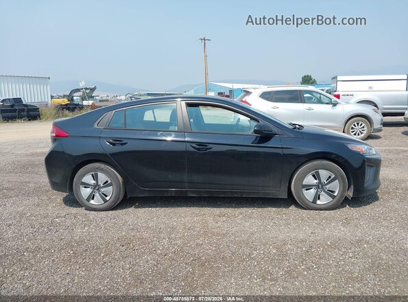 KMHC65LC0MU249214 2021 HYUNDAI IONIQ HYBRID Black Widok wnętrza z tyłu