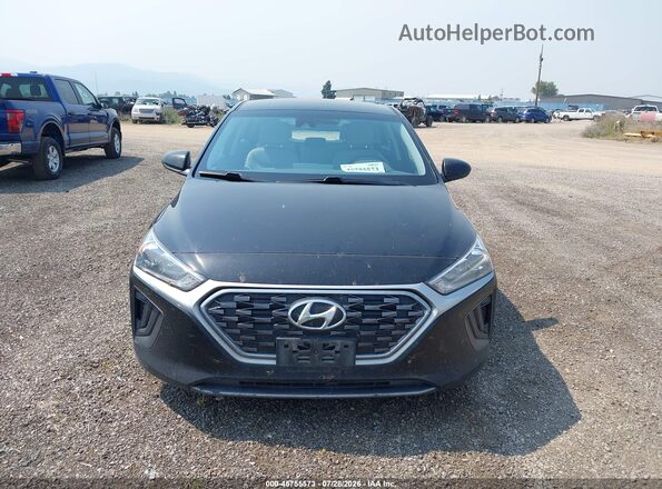 KMHC65LC0MU249214 2021 HYUNDAI IONIQ HYBRID Black Widok zestawu wskaźników