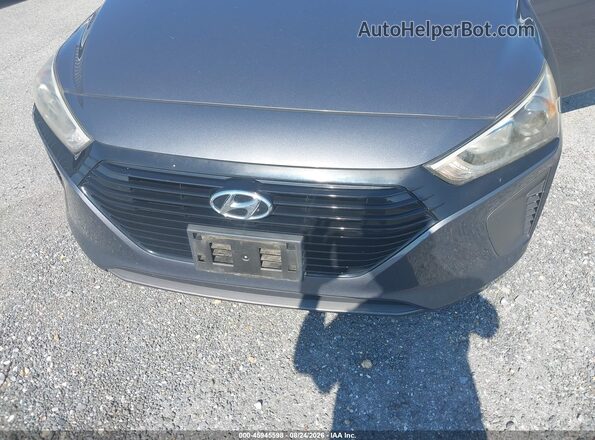 KMHC65LC1JU076525 2018 HYUNDAI IONIQ HYBRID Gray წინა ხედი