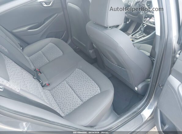 KMHC65LC1JU076525 2018 HYUNDAI IONIQ HYBRID Gray VIN კოდის სტიკერის ხედი