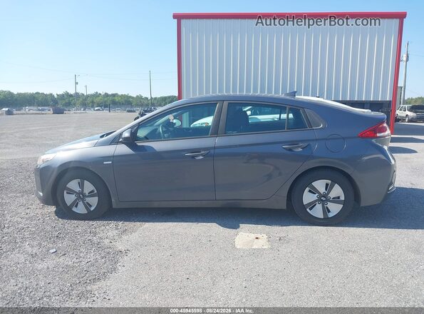 KMHC65LC1JU076525 2018 HYUNDAI IONIQ HYBRID Gray სალონის 360-გრადუსიანი ხედი