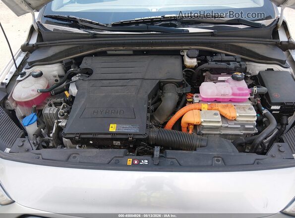 KMHC65LC1MU246662 2021 HYUNDAI IONIQ HYBRID Silver Вид ззаду