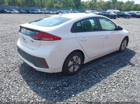 KMHC65LC1MU247049 2021 HYUNDAI IONIQ HYBRID White Задня права чверть