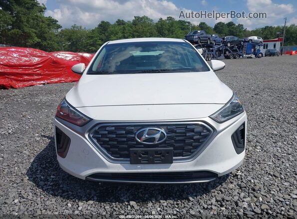 KMHC65LC1MU247049 2021 HYUNDAI IONIQ HYBRID White Вид щитка приладів
