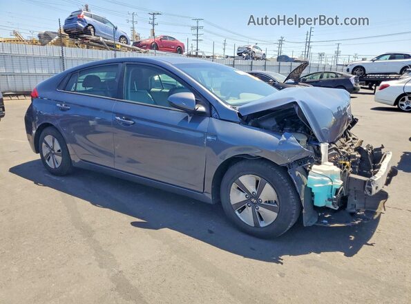 KMHC65LC2HU040126 2017 HYUNDAI IONIQ Blue Przód prawy