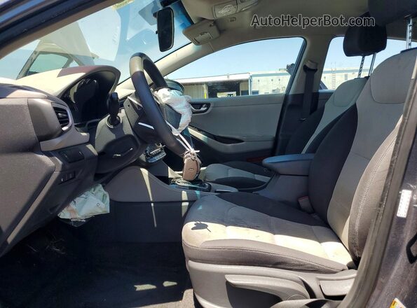 KMHC65LC2HU040126 2017 HYUNDAI IONIQ Blue Widok wnętrza z przodu