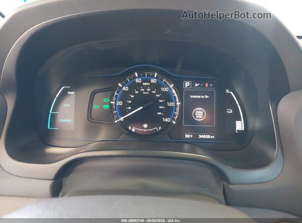 KMHC65LC2JU075951 2018 HYUNDAI IONIQ HYBRID Black Widok tylnych siedzeń
