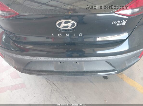 KMHC65LC2JU075951 2018 HYUNDAI IONIQ HYBRID Black Widok zestawu wskaźników