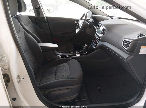 KMHC65LC2JU101142 2018 HYUNDAI IONIQ HYBRID White წინა სალონის ხედი