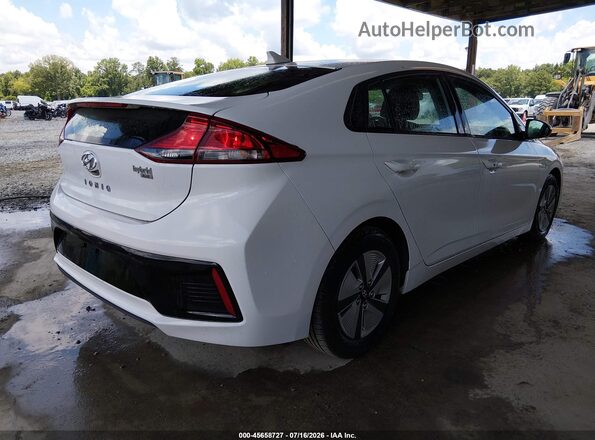 KMHC65LC2JU101142 2018 HYUNDAI IONIQ HYBRID White უკანა მარჯვენა
