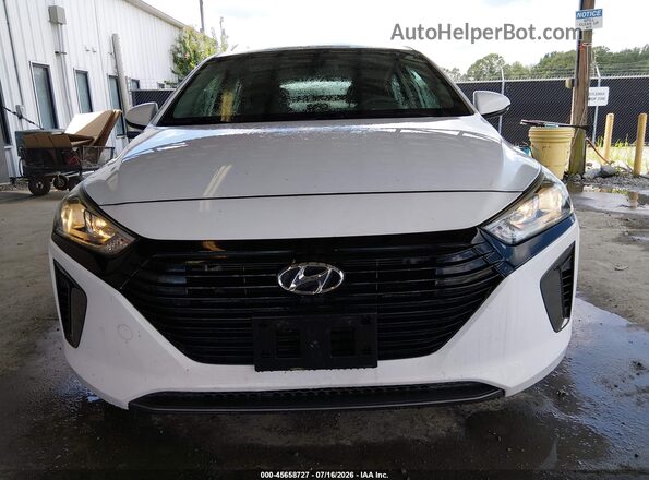 KMHC65LC2JU101142 2018 HYUNDAI IONIQ HYBRID White სალონის 360-გრადუსიანი ხედი