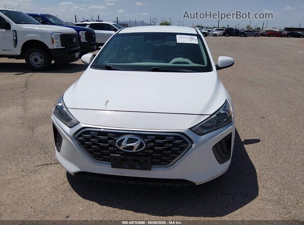 KMHC65LC2LU220392 2020 HYUNDAI IONIQ HYBRID White Widok wnętrza 360 stopni