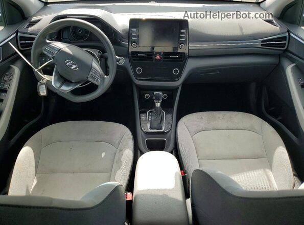 KMHC65LC2MU257623 2021 HYUNDAI IONIQ Silver Առջևի վահանակի տեսք