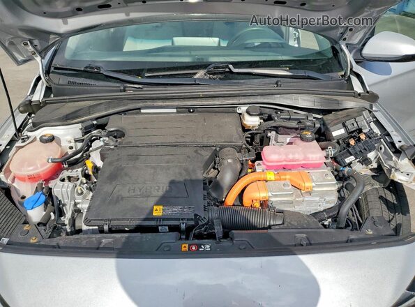 KMHC65LC2MU257623 2021 HYUNDAI IONIQ Silver Սալոնի հետևի տեսք