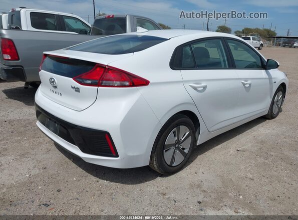 KMHC65LC3JU075506 2018 HYUNDAI IONIQ HYBRID White Tył prawy