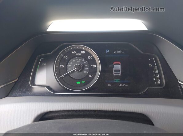 KMHC65LC3LU218120 2020 HYUNDAI IONIQ HYBRID Black უკანა სავარძლების ხედი
