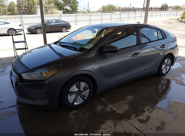 KMHC65LC4JU075305 2018 HYUNDAI IONIQ HYBRID Gray Przód lewy