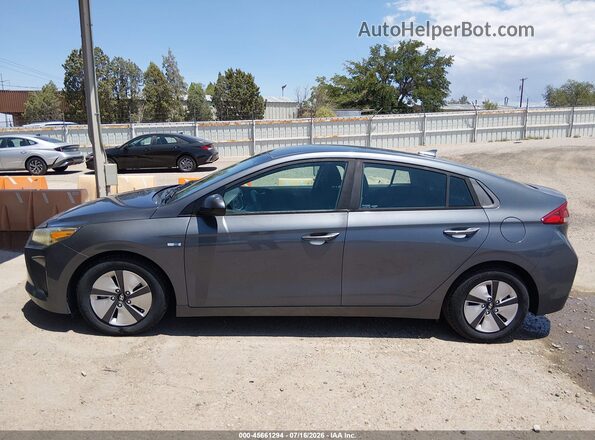 KMHC65LC4JU075305 2018 HYUNDAI IONIQ HYBRID Gray Widok wnętrza 360 stopni
