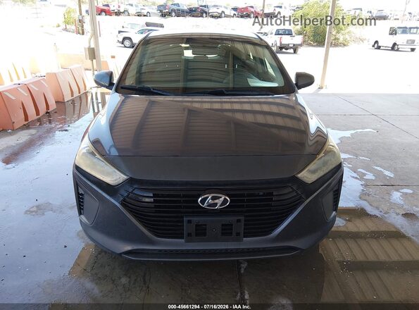 KMHC65LC4JU075305 2018 HYUNDAI IONIQ HYBRID Gray Widok zestawu wskaźników