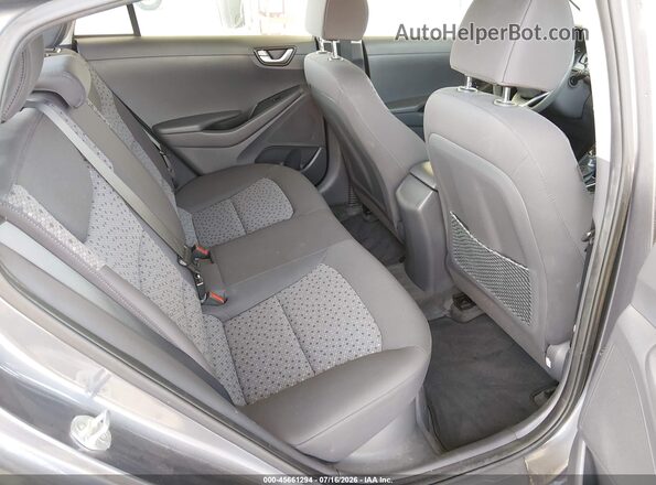 KMHC65LC4JU075305 2018 HYUNDAI IONIQ HYBRID Gray Widok naklejki z numerem VIN