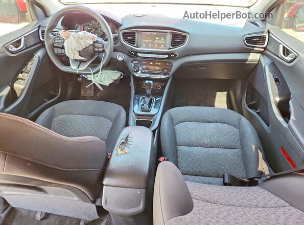 KMHC65LC5KU170618 2019 HYUNDAI IONIQ Red წინა პანელის ხედი