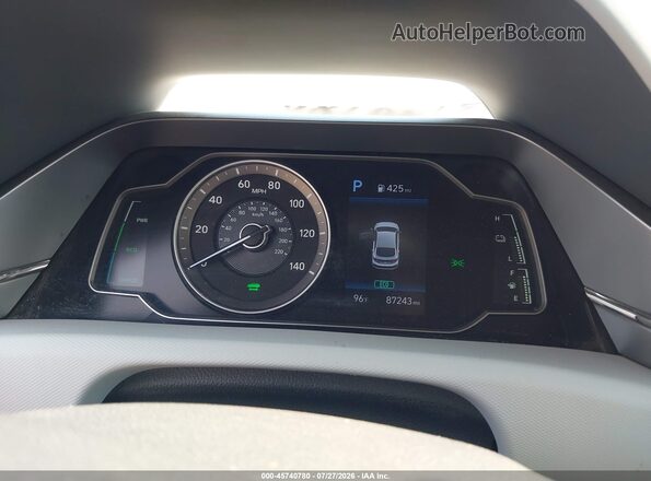 KMHC65LC5LU219785 2020 HYUNDAI IONIQ HYBRID White Widok tylnych siedzeń