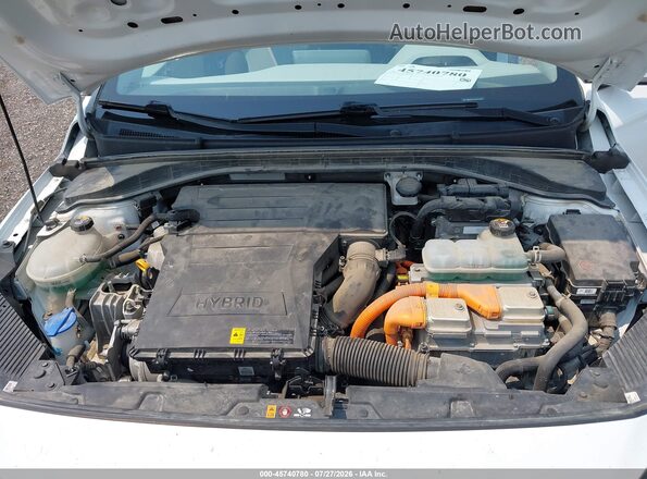 KMHC65LC5LU219785 2020 HYUNDAI IONIQ HYBRID White Widok z tyłu