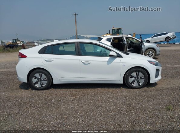 KMHC65LC5LU219785 2020 HYUNDAI IONIQ HYBRID White Widok wnętrza z tyłu