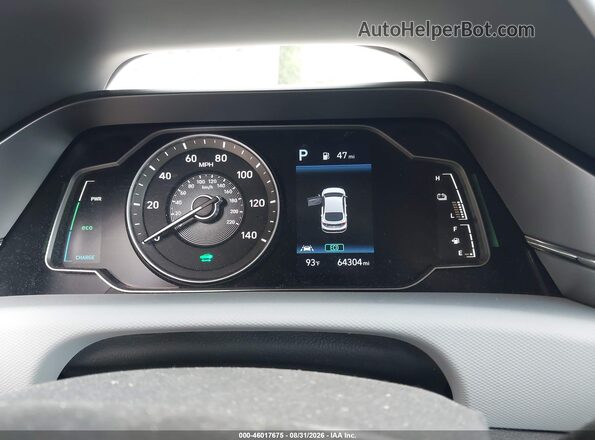 KMHC65LC5LU220032 2020 HYUNDAI IONIQ HYBRID White Widok tylnych siedzeń