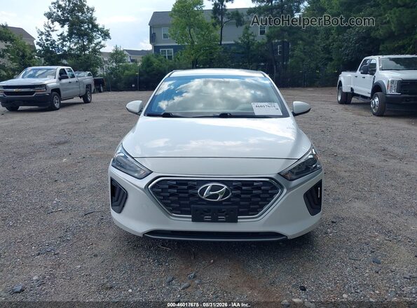 KMHC65LC5LU220032 2020 HYUNDAI IONIQ HYBRID White Widok zestawu wskaźników