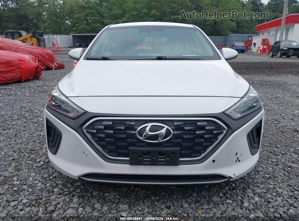 KMHC65LC5MU246938 2021 HYUNDAI IONIQ HYBRID White Դիմացի տեսք