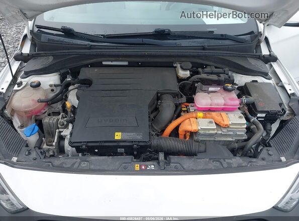 KMHC65LC5MU246938 2021 HYUNDAI IONIQ HYBRID White Հետևի տեսք