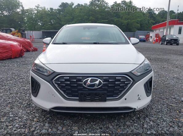 KMHC65LC5MU246938 2021 HYUNDAI IONIQ HYBRID White Սարքավորումների վահանակի տեսք