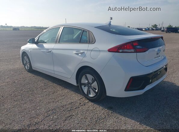KMHC65LC6JU075595 2018 HYUNDAI IONIQ HYBRID White Tył lewy
