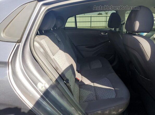 KMHC65LC6KU178971 2019 HYUNDAI IONIQ Gray Widok tylnych siedzeń