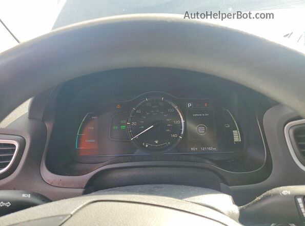 KMHC65LC6KU178971 2019 HYUNDAI IONIQ Gray Widok zestawu wskaźników