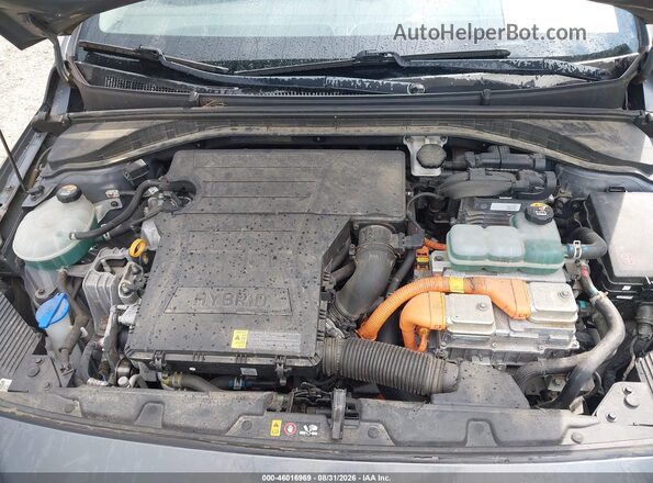 KMHC65LC7KU156459 2019 HYUNDAI IONIQ HYBRID Gray Widok z tyłu