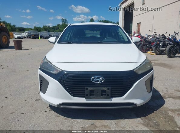 KMHC65LC8JU075842 2018 HYUNDAI IONIQ HYBRID White უკანა სალონის ხედი