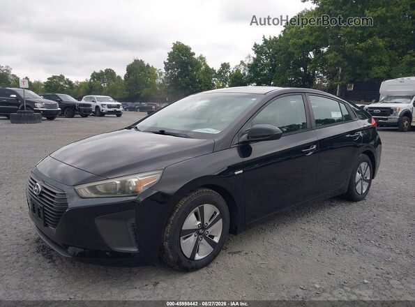 KMHC65LC8JU076277 2018 HYUNDAI IONIQ HYBRID Черный Передняя левая четверть