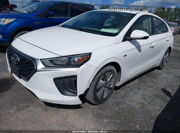 KMHC65LC8LU219828 2020 HYUNDAI IONIQ HYBRID White Przód lewy