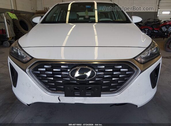 KMHC65LC8LU219828 2020 HYUNDAI IONIQ HYBRID White Widok wnętrza 360 stopni