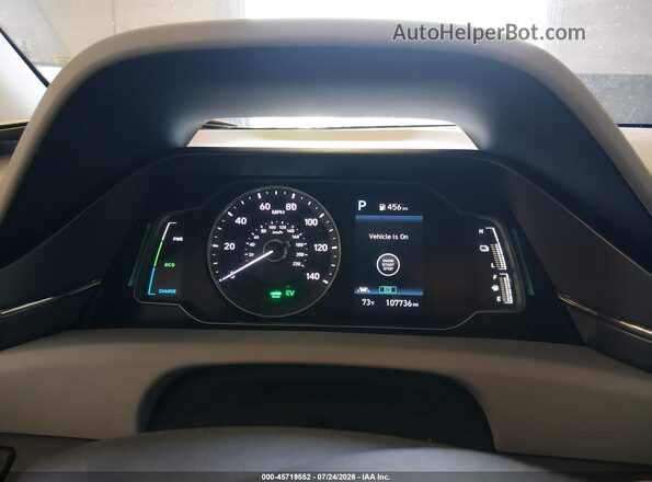 KMHC65LC8LU219828 2020 HYUNDAI IONIQ HYBRID White Widok tylnych siedzeń